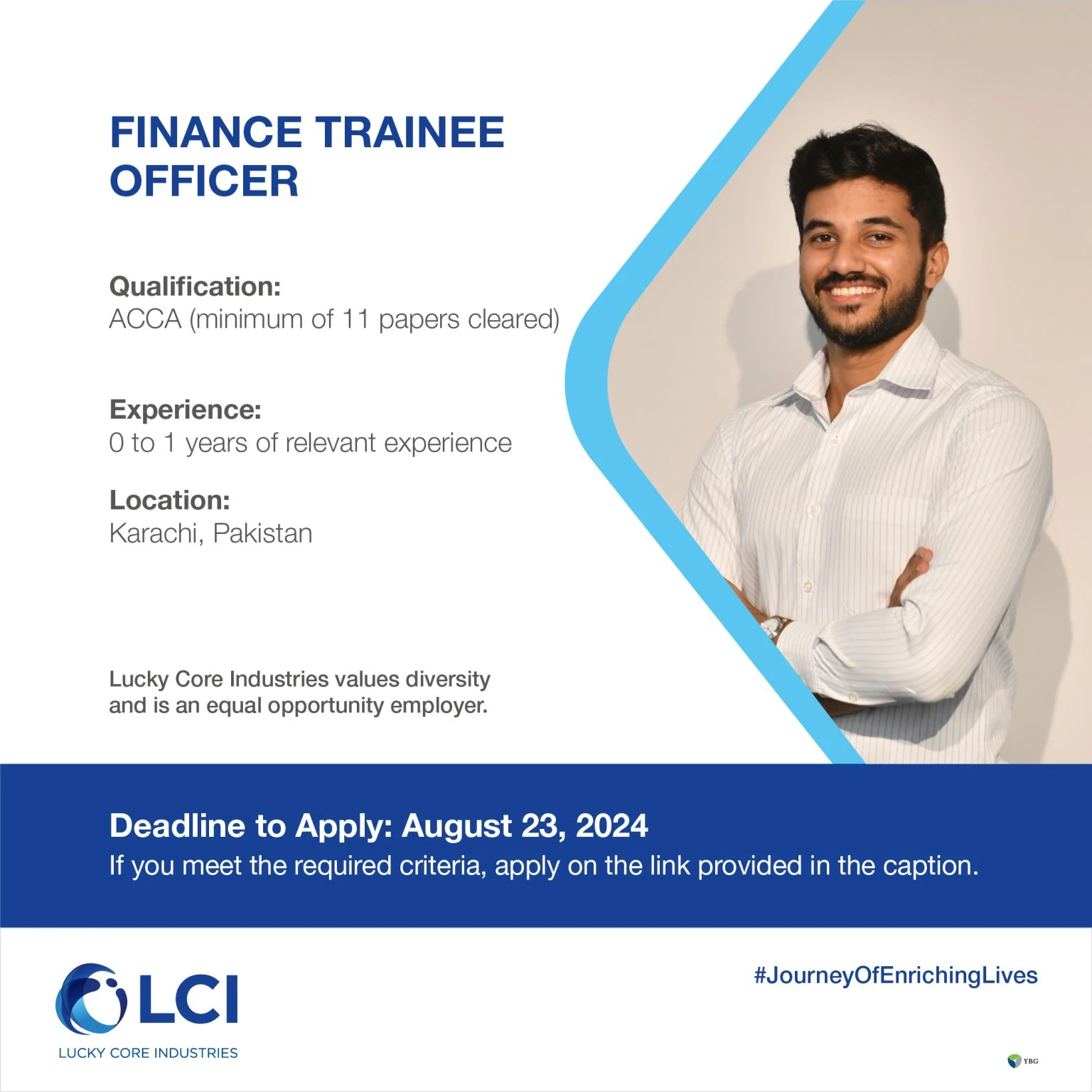 Lucky Core Industries is Looking for Finance Trainee Officer